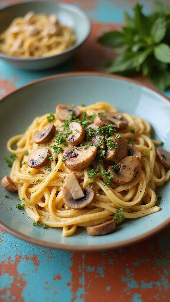 10 Authentic Takes on Creamy Pasta Carbonara - 10. Vegan Carbonara: A Plant-Based Twist