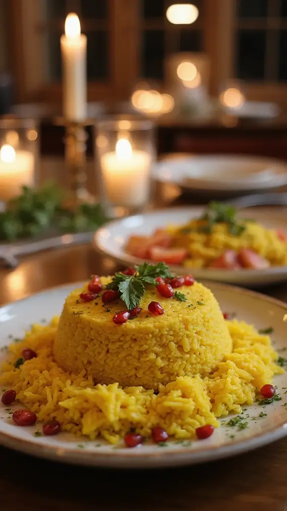 10 Colorful and Aromatic Yellow Rice Recipes That Are Easy to Cook - 3. Saffron Yellow Rice