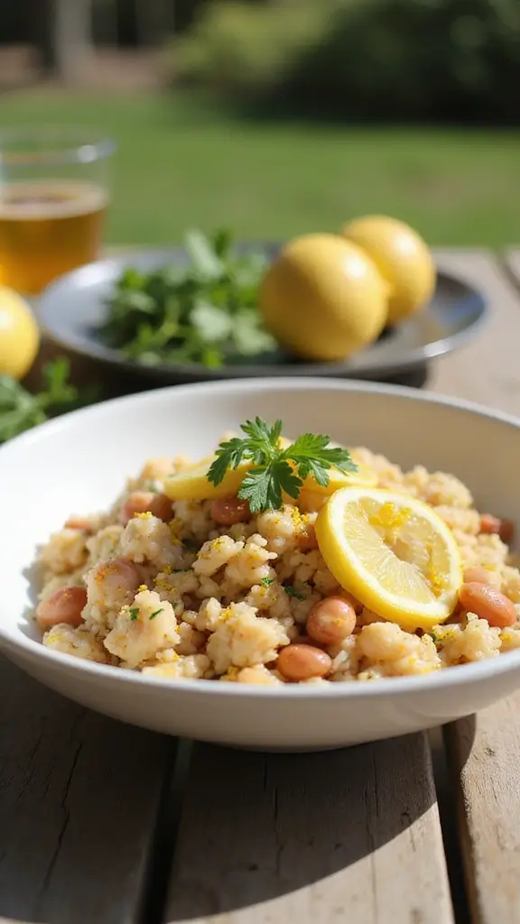10 Nutritious and Filling Rice and Beans Recipes You'll Love - 10. Zesty Lemon Rice and Beans