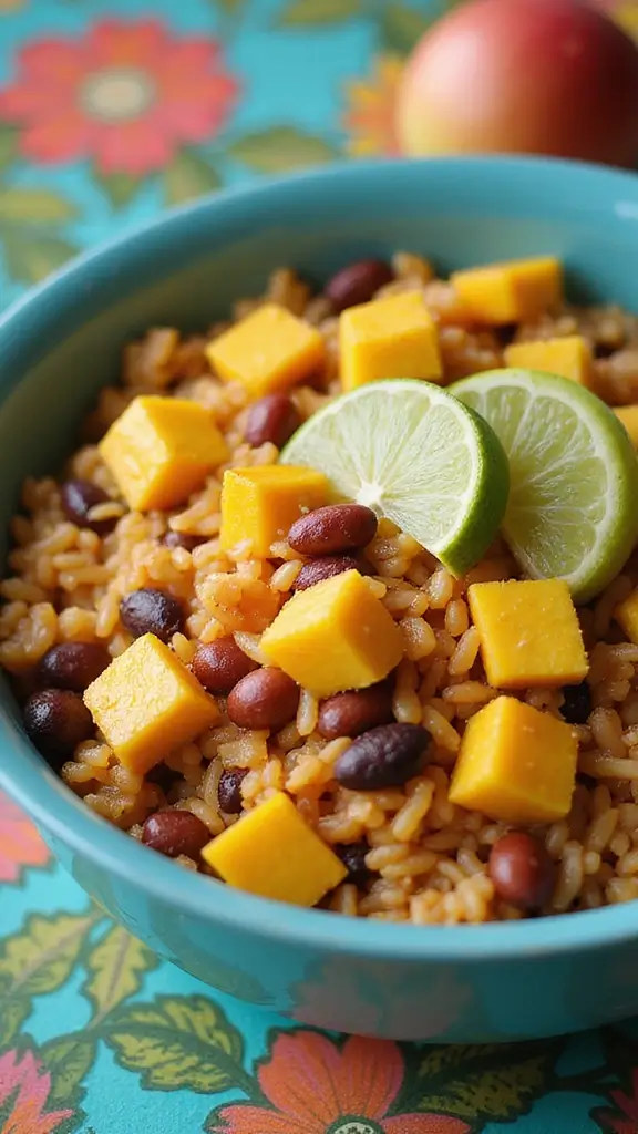 10 Nutritious and Filling Rice and Beans Recipes You'll Love - 7. Sweet and Savory Rice and Beans