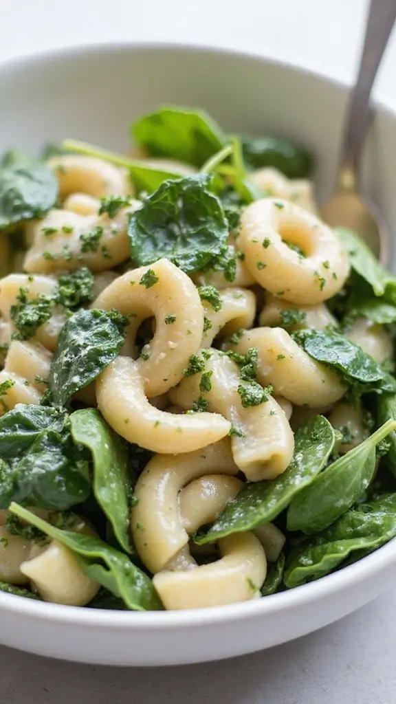 10 Simple Mediterranean Pasta Salad Recipes That Are Perfect for Any Occasion - 5. Spinach and Artichoke Pasta Salad