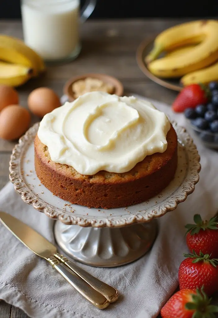 Best Banana Bread Recipe (Moist, Easy & Foolproof!) - 9. Banana Bread Topped with Cream Cheese Frosting