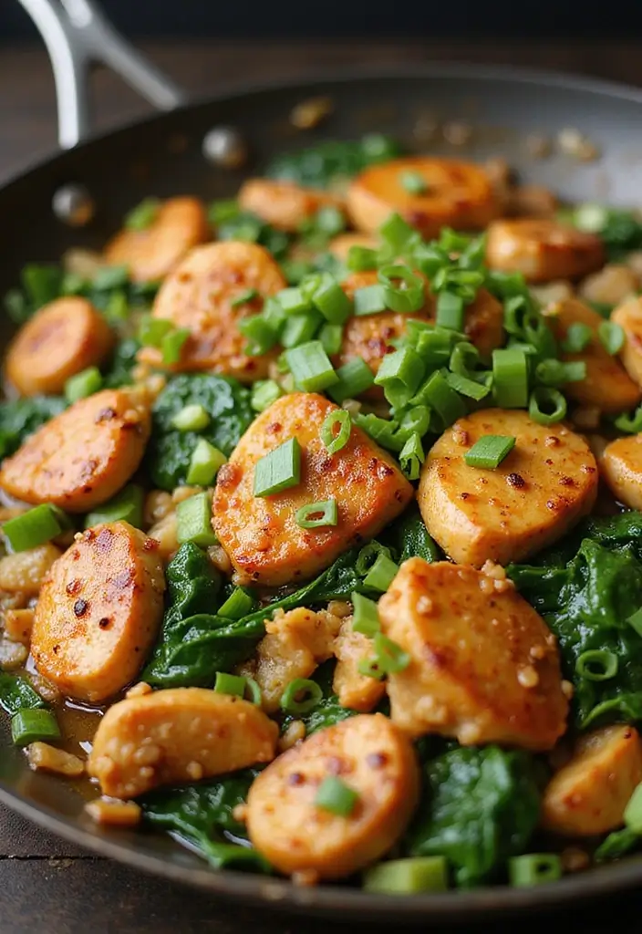 Chicken with Spinach Recipes Packed with Flavor and Nutrition - 3. Spicy Chicken and Spinach Stir-Fry