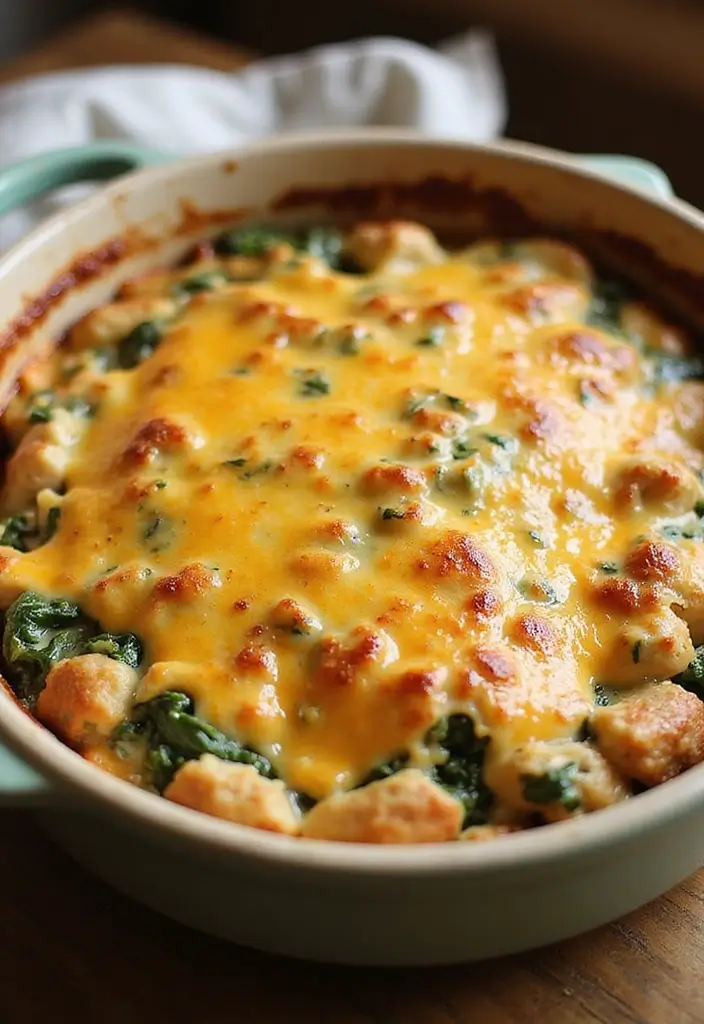 Chicken with Spinach Recipes Packed with Flavor and Nutrition - 4. Baked Chicken Spinach Casserole