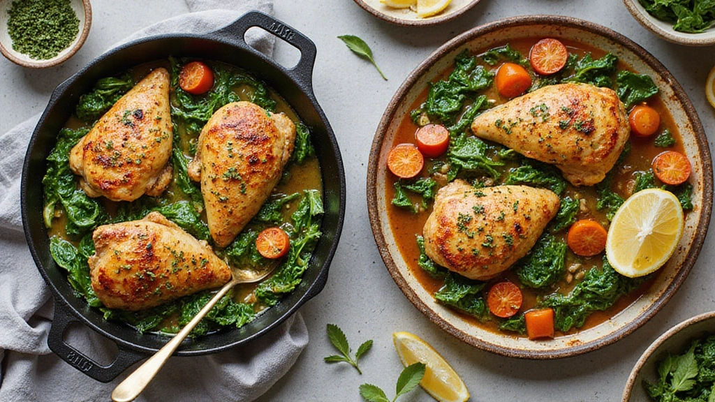 Chicken with Spinach Recipes Packed with Flavor and Nutrition - Hot Cook Recipes