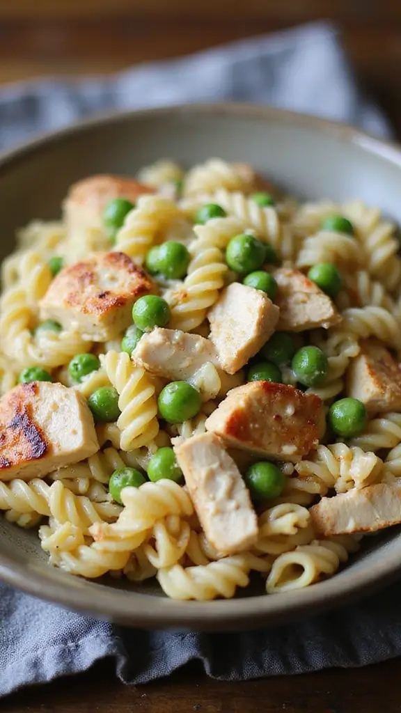 Colorful and Flavorful: Easy Italian Pasta Salad Recipes for Meal Prep - 6. Creamy Italian Chicken Pasta Salad