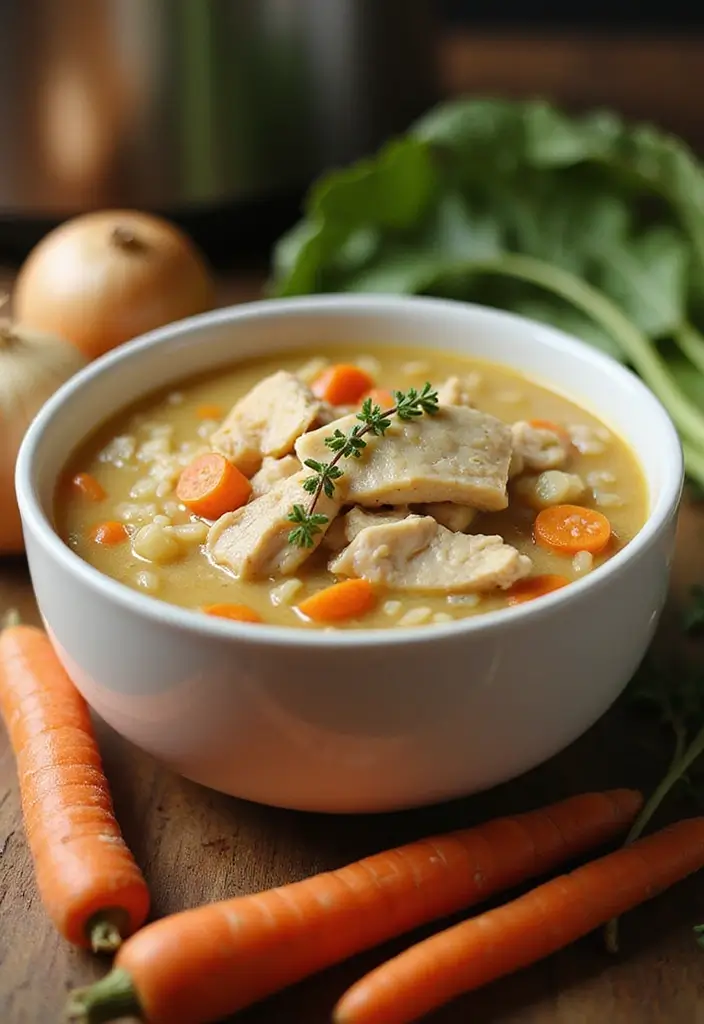 Comforting Recipes with Chicken Broth to Warm Your Soul - 2. Hearty Chicken and Rice Soup