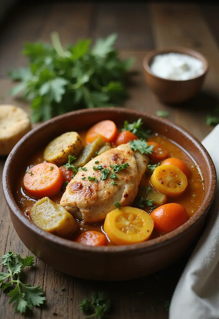Comforting Recipes with Chicken Broth to Warm Your Soul - 5. Chicken and Vegetable Stew