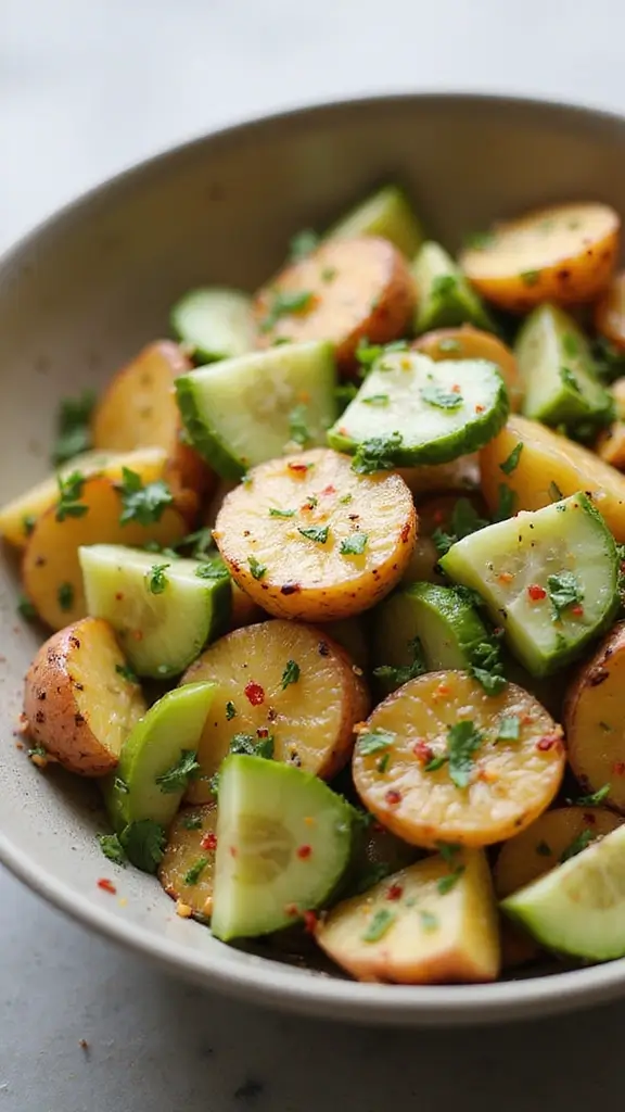 Creamy and Fresh: 10 Irresistible Gourmet Potato Salad Recipes - 10. Thai Inspired Potato Salad