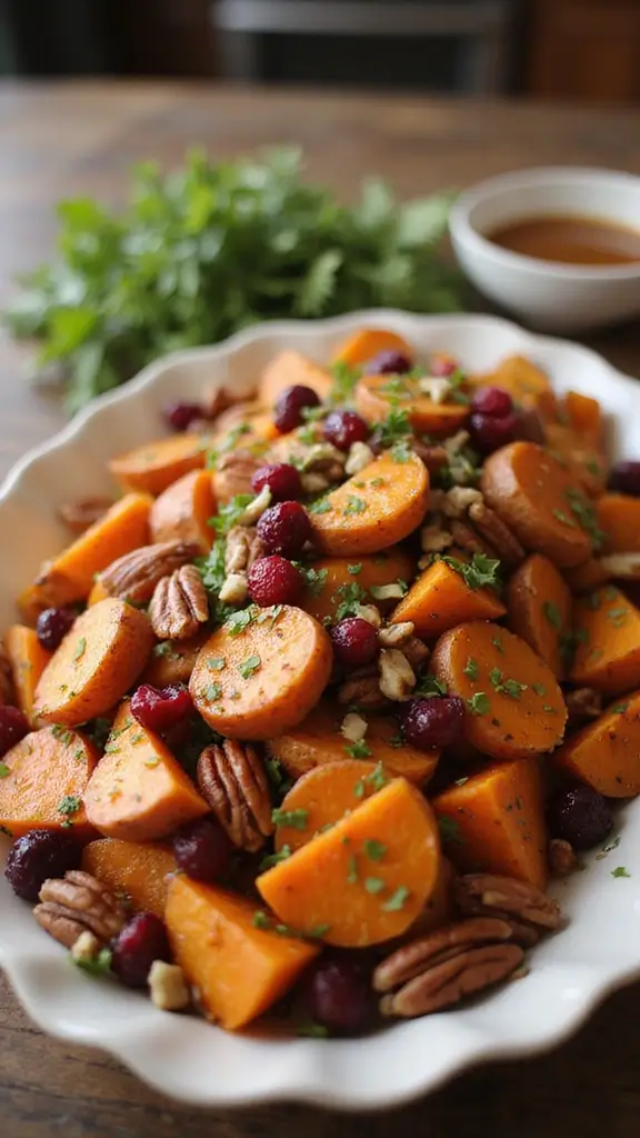 Creamy and Fresh: 10 Irresistible Gourmet Potato Salad Recipes - 9. Sweet Potato Salad with Maple Dressing