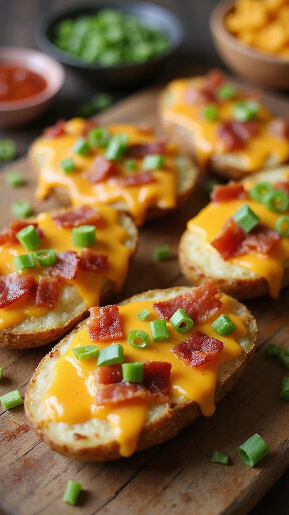 Crispy Cheesy Potato Skins: The Ultimate Appetizer - Nutritional Breakdown