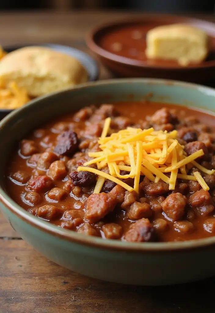 Crockpot Recipes with Ground Beef for Stress-Free Meals - 8. Ground Beef and Lentil Chili