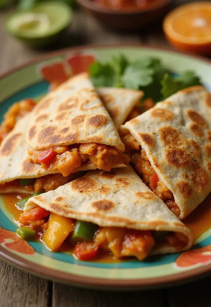 Easy Recipes with Chicken You Can Make in 30 Minutes - 10. Chicken Fajita Quesadillas