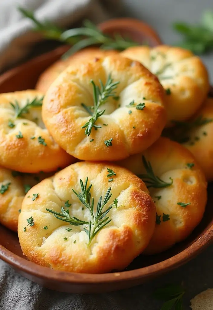 Garlic Bread Recipe – Crispy, Buttery, and Irresistible - 3. Herb-Infused Garlic Fry Bread