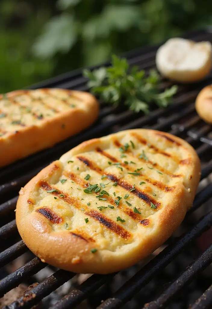 Garlic Bread Recipe – Crispy, Buttery, and Irresistible - 8. Grilled Garlic Fry Bread