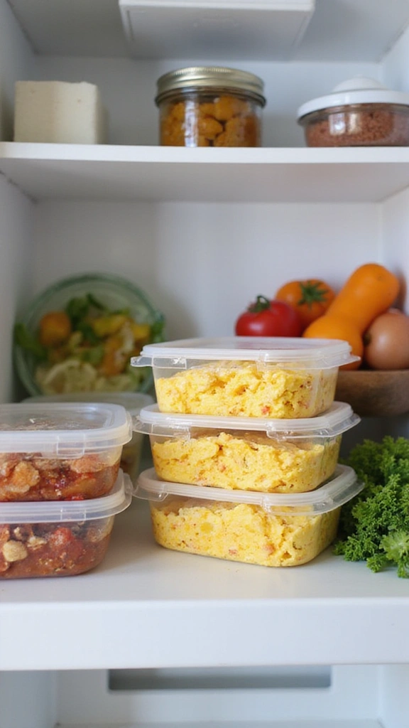Hearty Cheesy Egg Bake Recipe: A Perfect Breakfast or Brunch Delight - 6. Meal Prep Made Easy