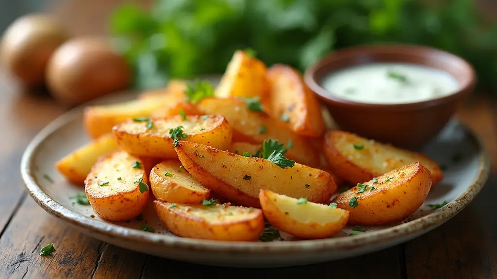 Perfectly Crispy and Fluffy Baked Potato Wedges Every Time
