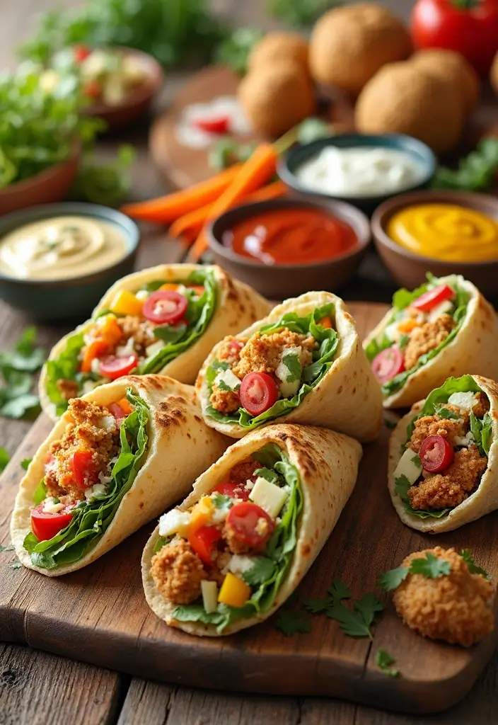 Pita Bread Recipe – Soft and Puffy Homemade Pockets - Serving Suggestions