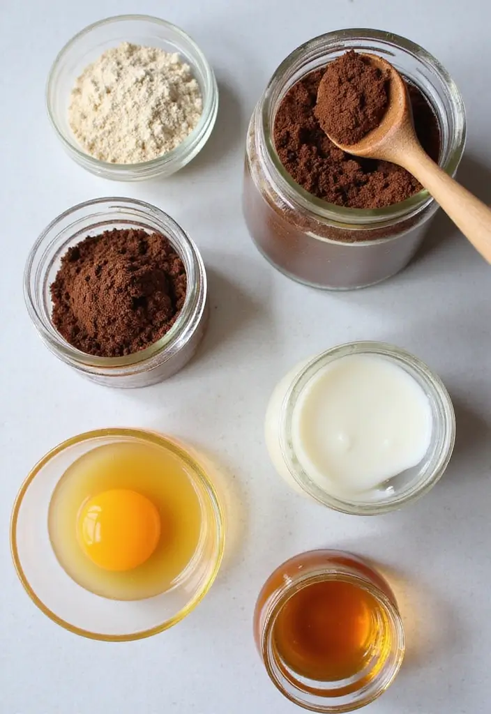 Quick Brownie Recipe – Rich, Fudgy, and Ready in Minutes - Ingredients List