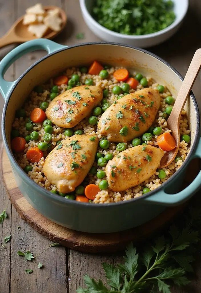 Quick Recipes with Rotisserie Chicken for Busy Weeknights - 3. One-Pot Chicken and Rice