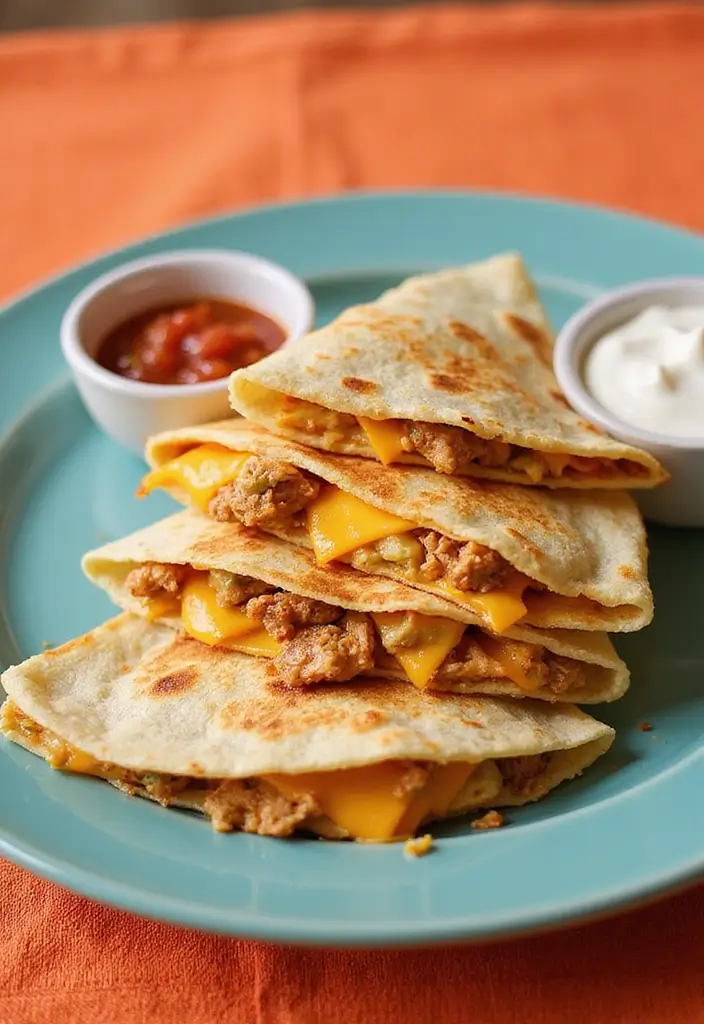 Quick Recipes with Rotisserie Chicken for Busy Weeknights - 5. Cheesy Rotisserie Chicken Quesadillas