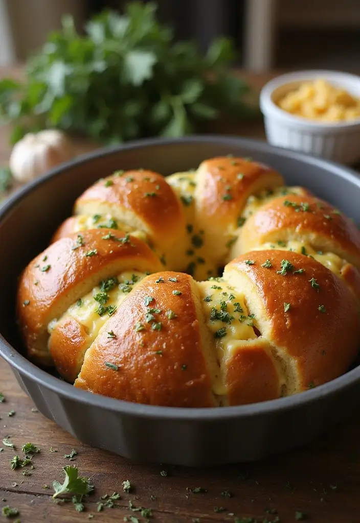 Savory Monkey Bread Recipe – Sweet, Sticky Pull-Apart Treats - 1. Classic Garlic Monkey Bread