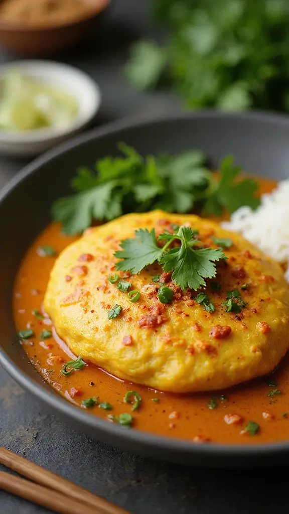 Savory and Fluffy: 10 Egg Foo Young Recipe Variations to Savor - 10. Thai Curry Egg Foo Young