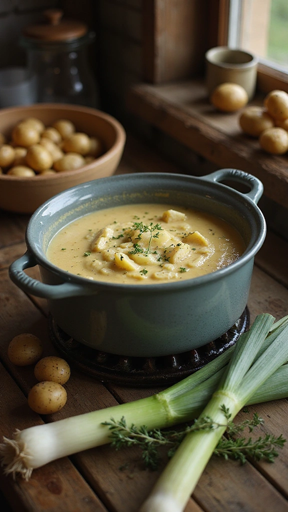 Silky Smooth Vegan Potato Leek Soup Recipe: A Comfort Food Delight - Essential Ingredients List