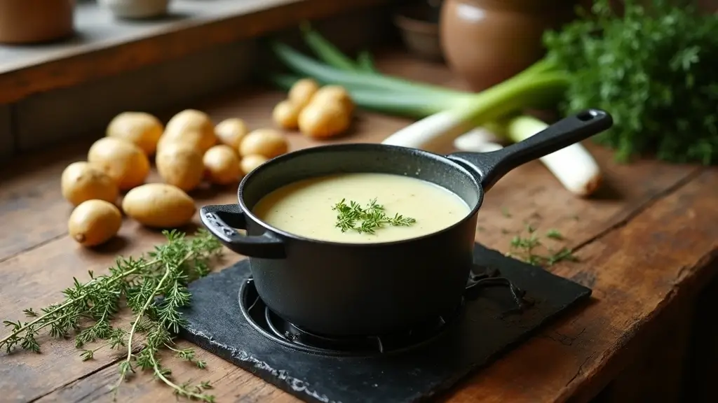 Silky Smooth Vegan Potato Leek Soup Recipe: A Comfort Food Delight
