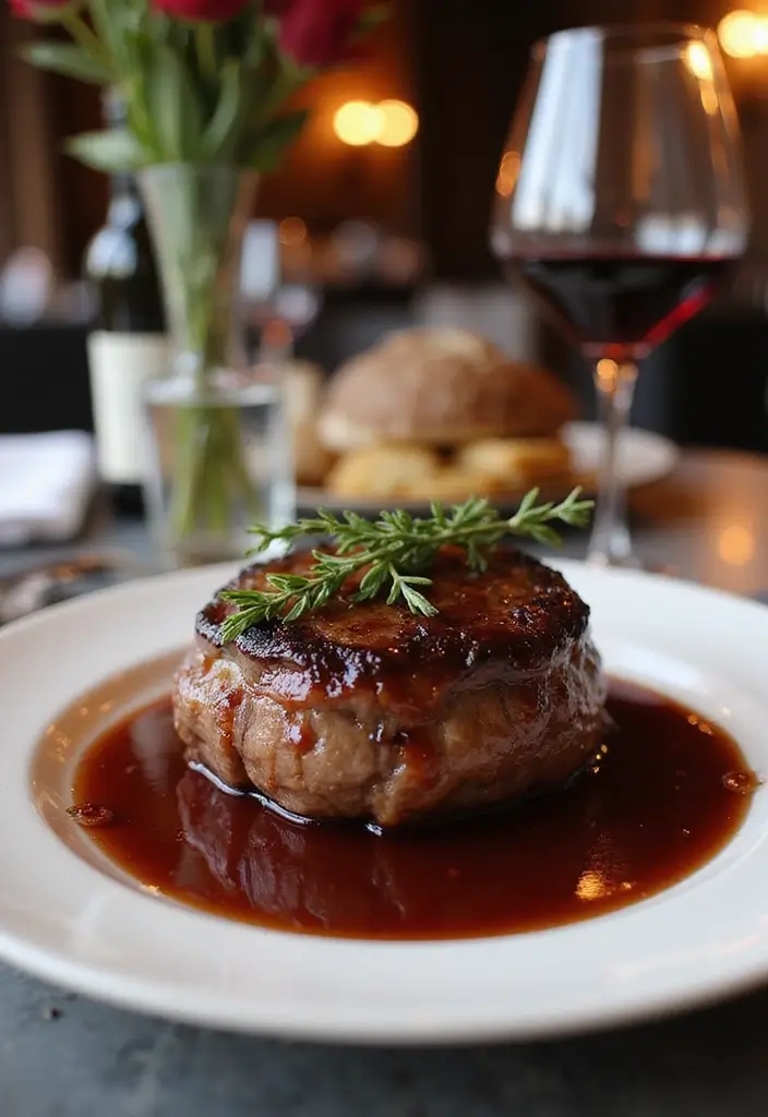 Steak Recipes for Dinner That Impress Every Time - 2. Filet Mignon with Red Wine Reduction