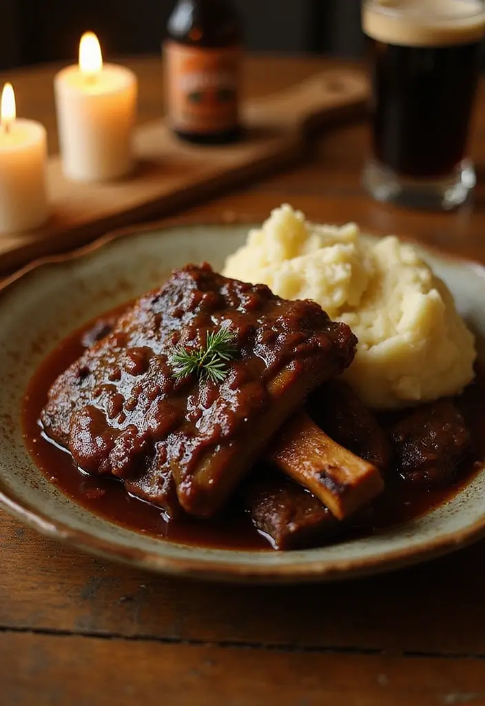 Steak Recipes for Dinner That Impress Every Time - 5. Stout-Braised Short Ribs