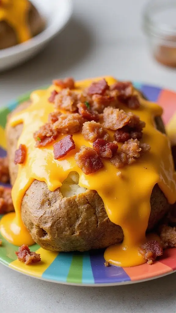 Twice Baked Potato Recipe: Rich, Cheesy, and Loaded with Flavor! - 2. Bacon & Cheddar Loaded Potatoes