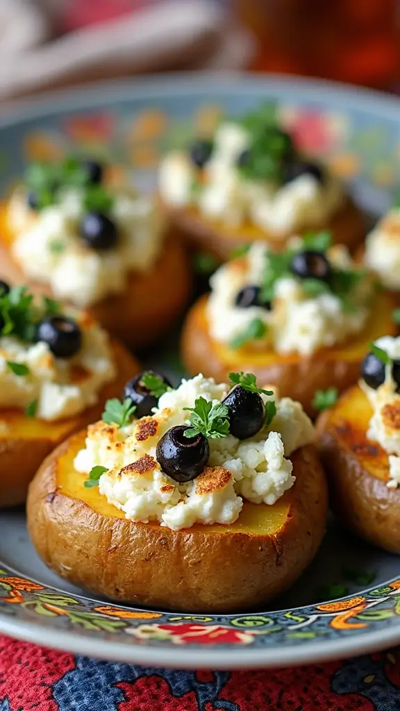 Twice Baked Potato Recipe: Rich, Cheesy, and Loaded with Flavor! - 3. Mediterranean Twice Baked Potatoes
