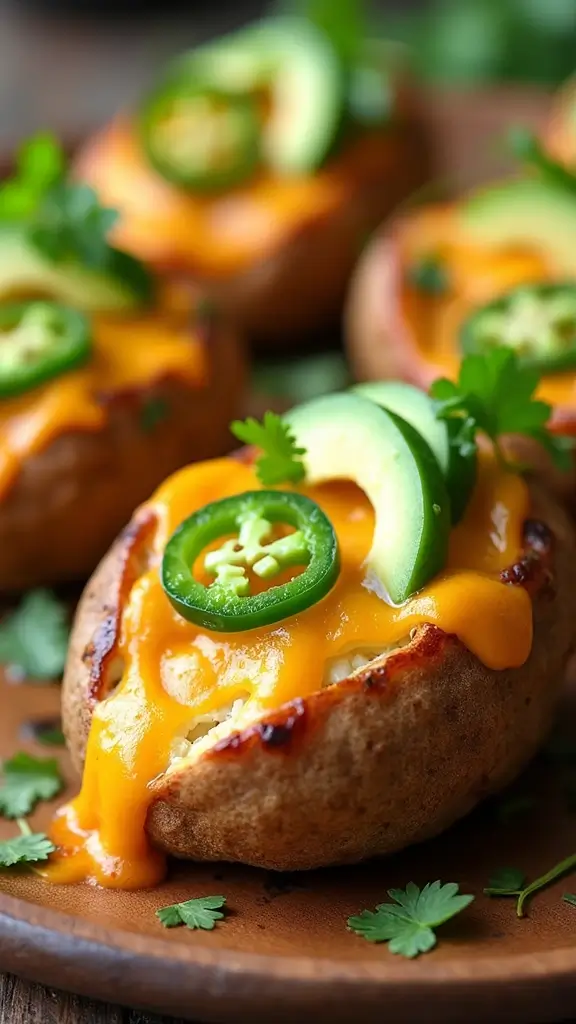 Twice Baked Potato Recipe: Rich, Cheesy, and Loaded with Flavor! - 4. Spicy Southwest Twice Baked Potatoes