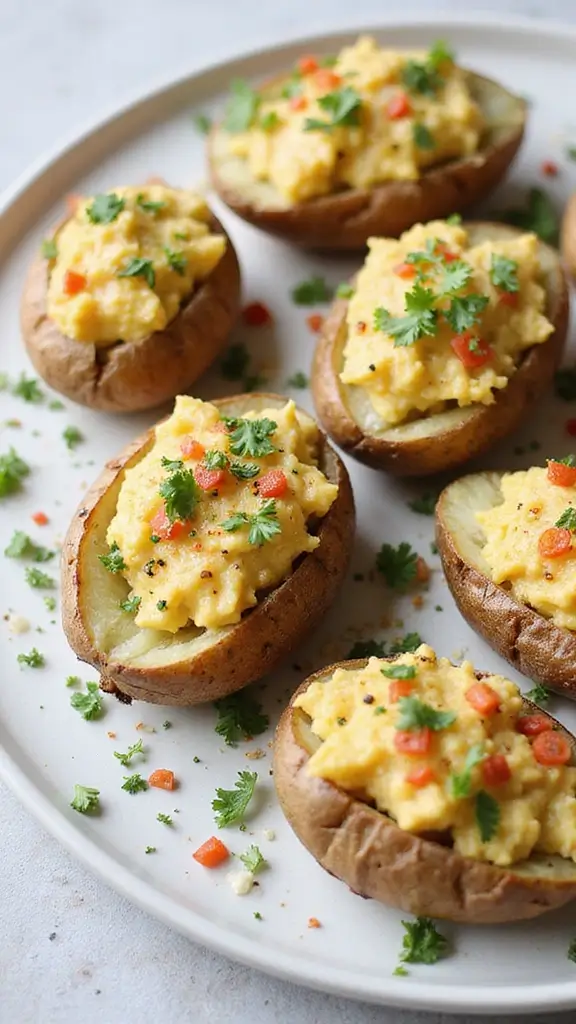 Twice Baked Potato Recipe: Rich, Cheesy, and Loaded with Flavor! - 9. Vegan Twice Baked Potatoes