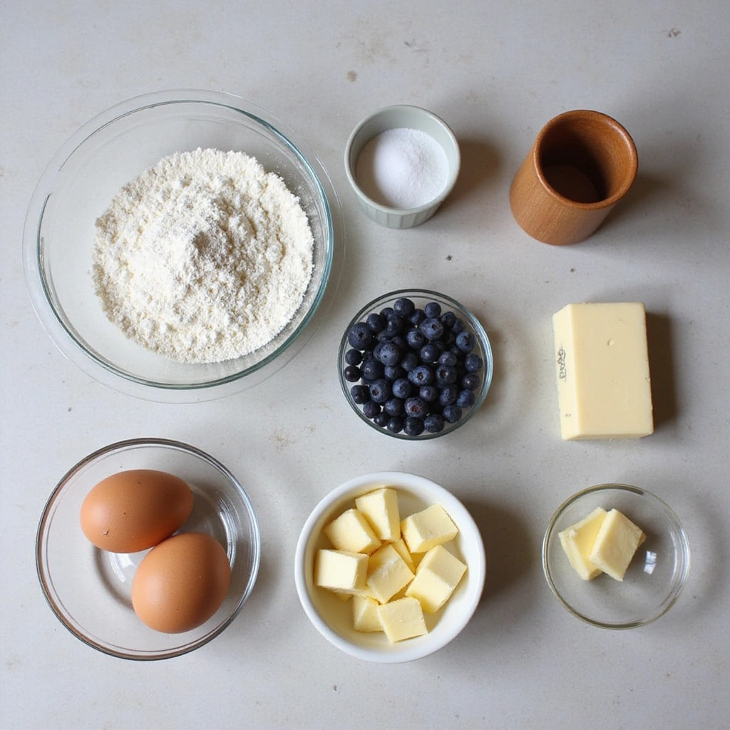 Easy Homemade Blueberry Bread Recipe - Step 1: Prepare Ingredients