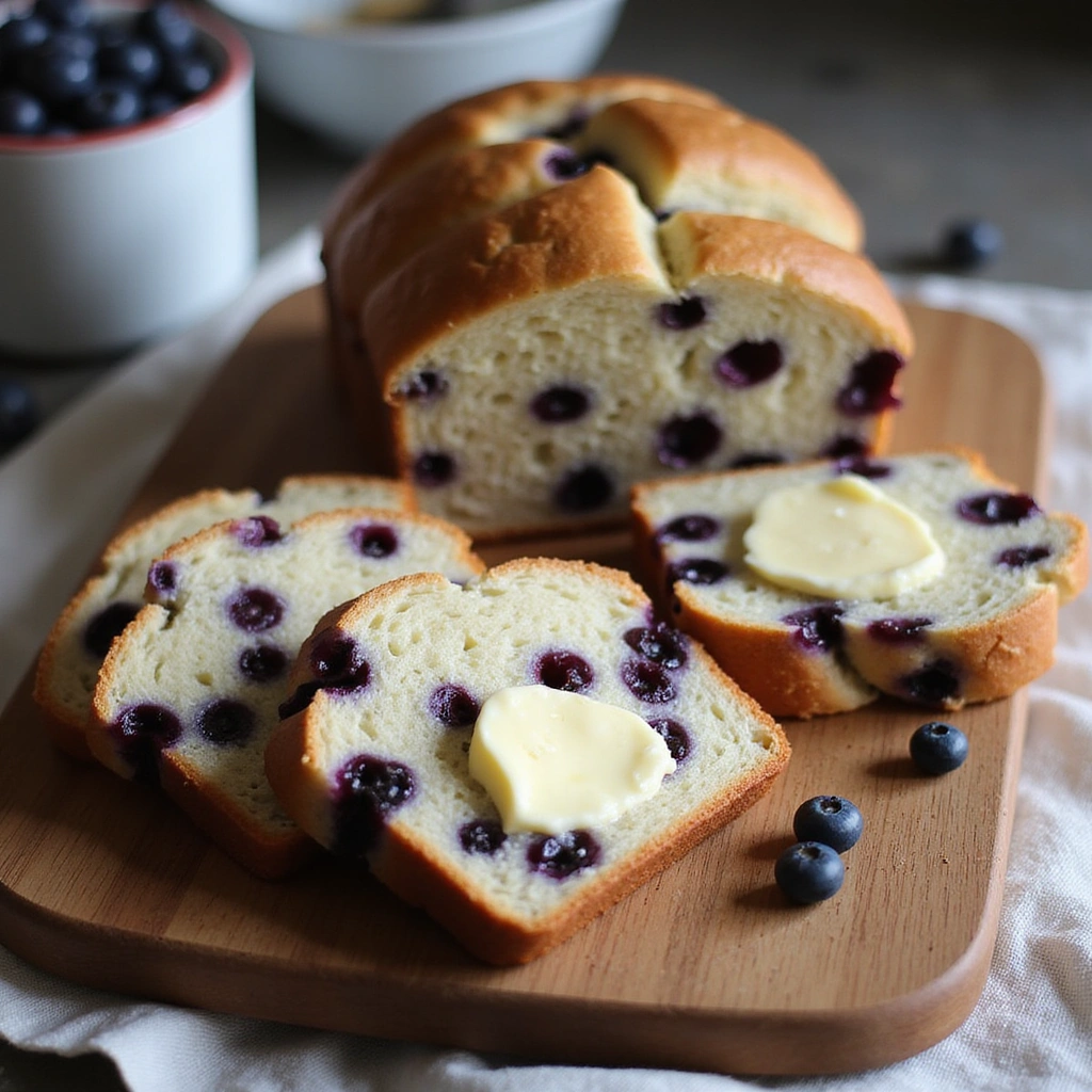 Easy Homemade Blueberry Bread Recipe - Step 10: Slice and Serve