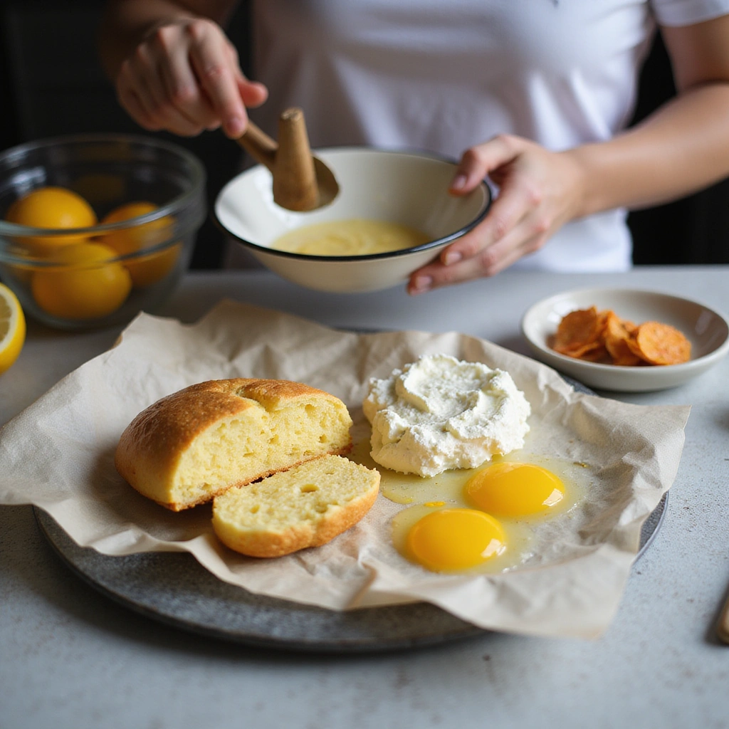 Light and Fluffy Cloud Bread Recipe - Step 1: Prepare Ingredients