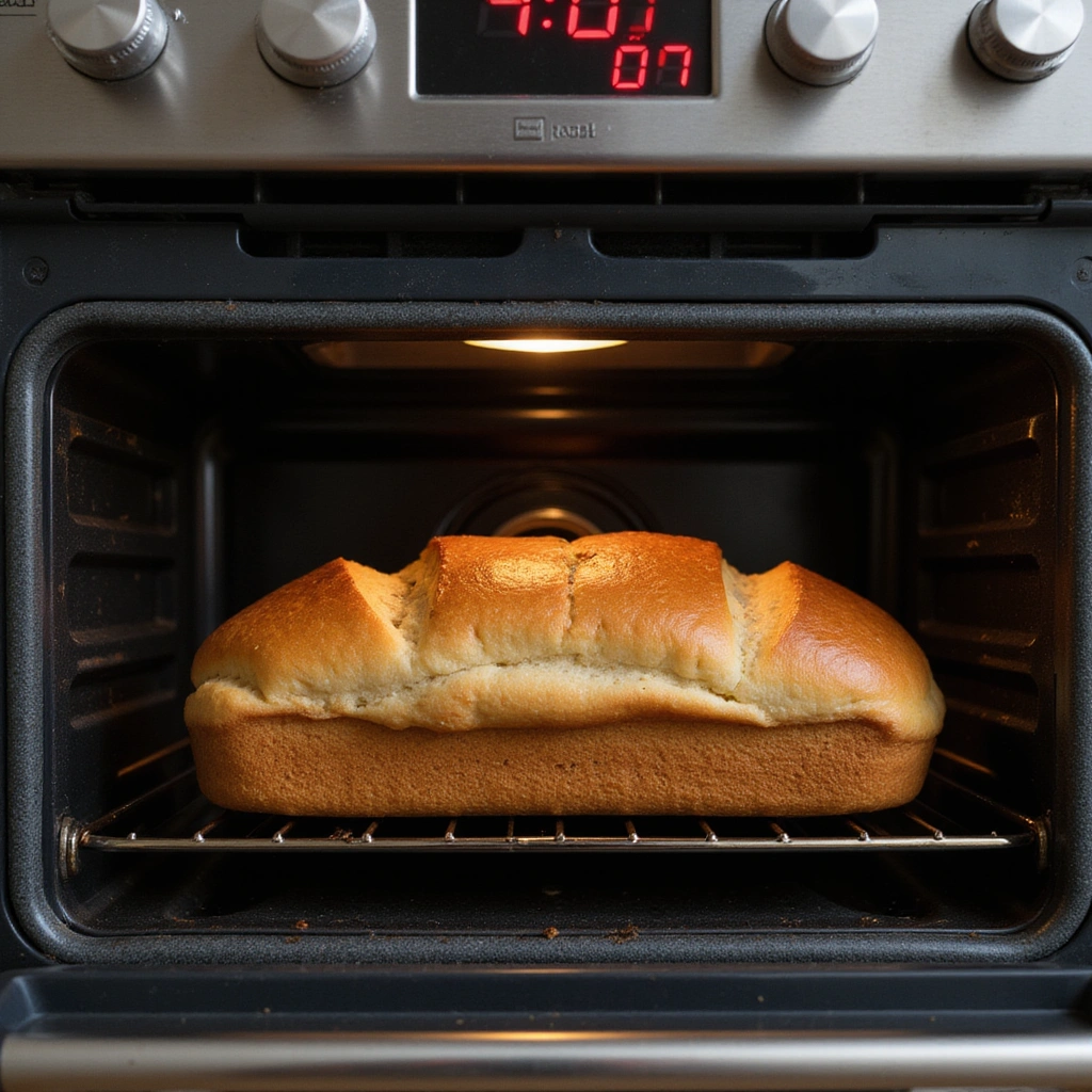 Soft and Fluffy Milk Bread Recipe - Step 10: Bake the Bread