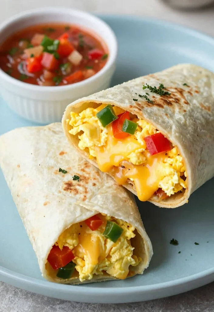 16 Healthy Breakfast Burritos for Freezer Meal Prep - 1. Classic Scrambled Egg Burrito 1