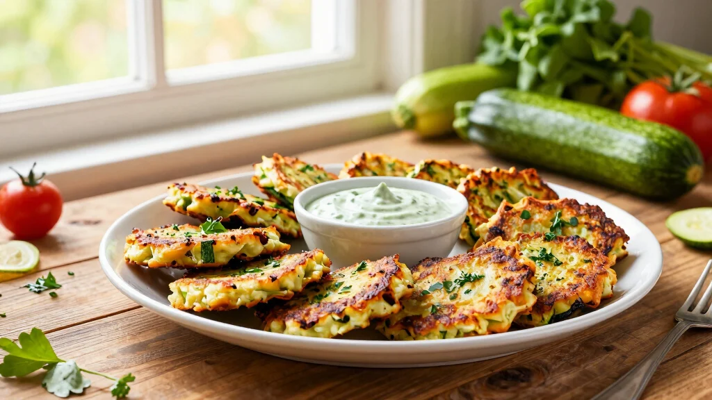 17 Crispy Vegan Zucchini Fritters (Baked plus Air Fryer Options)
