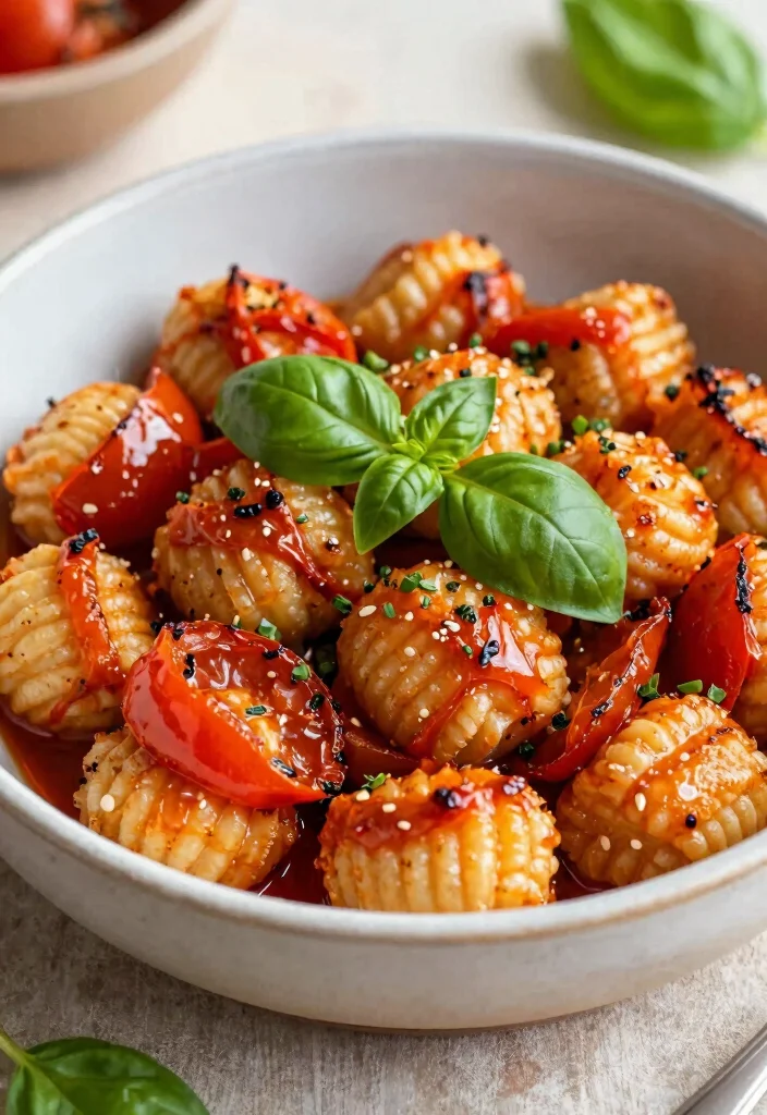17 Vegan Gnocchi Recipes: Creamy, Cheesy and So Satisfying - 14. Balsamic Roasted Tomato Gnocchi 1