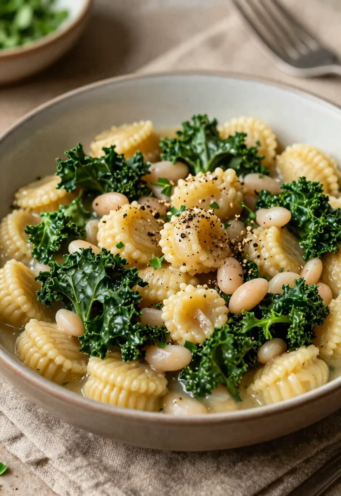 17 Vegan Gnocchi Recipes: Creamy, Cheesy and So Satisfying - 9. Gnocchi Stew with Kale and Beans 1