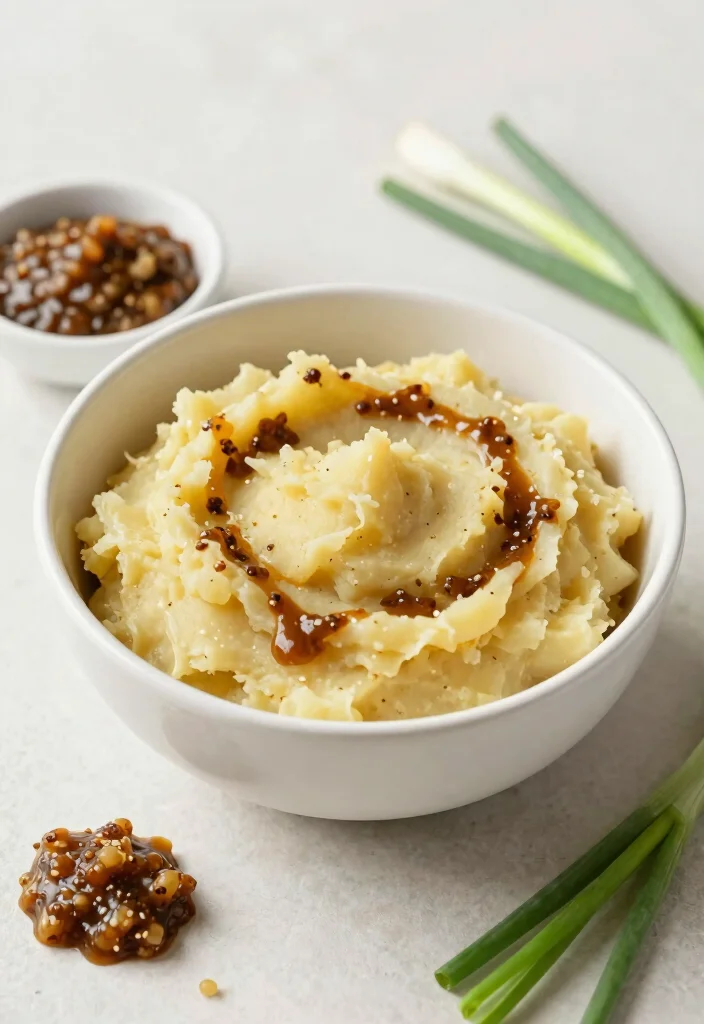 17 Vegan Mashed Potato Recipes Better Than The Original - 13. Vegan Mashed Potatoes with Miso 1