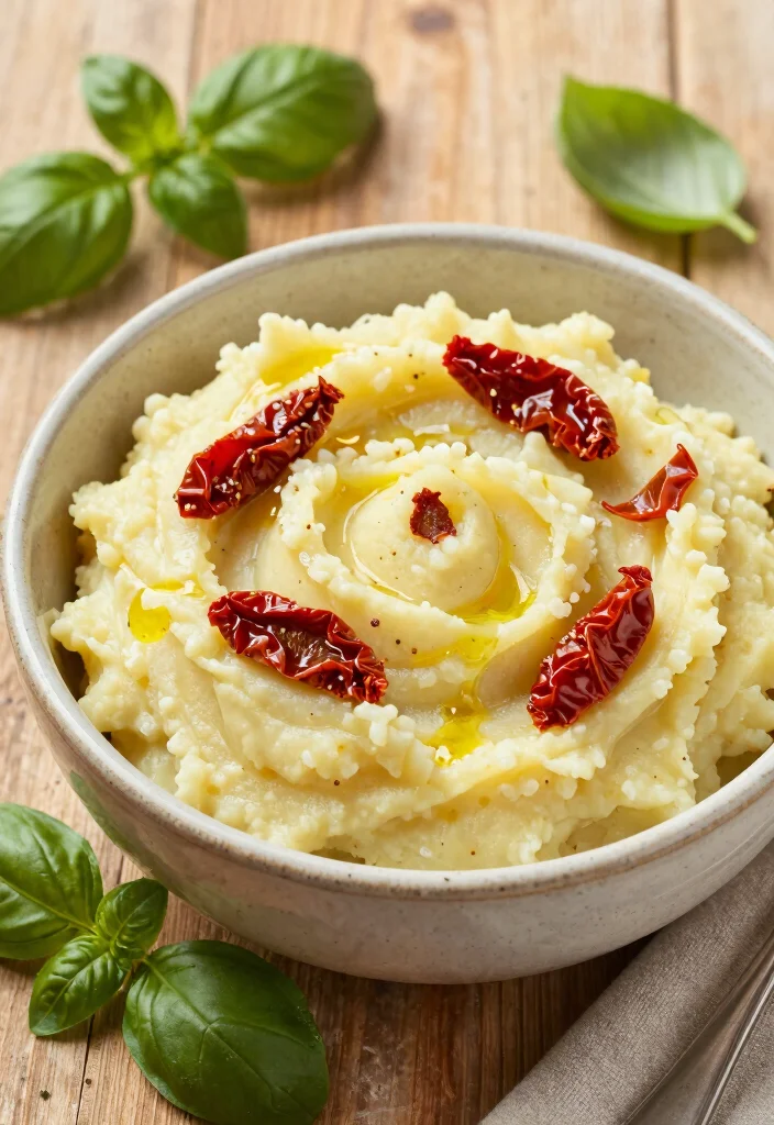 17 Vegan Mashed Potato Recipes Better Than The Original - 9. Vegan Mashed Potatoes with Sundried Tomatoes 1