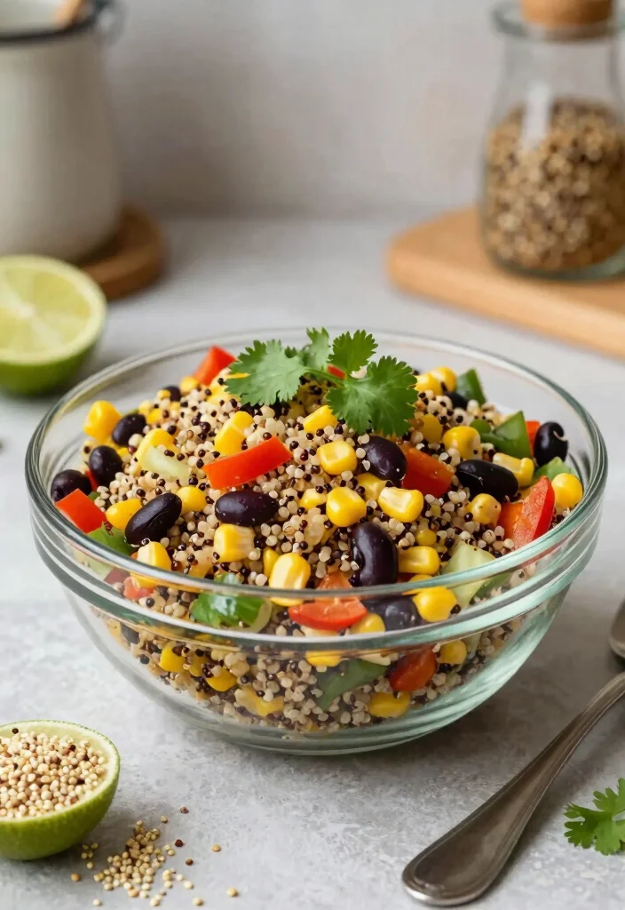 18 Cheap Freezer Meals for New Moms - 7. Quinoa and Black Bean Salad 1