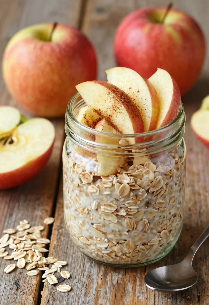 18 Easy Postpartum Freezer Meals for New Moms - 12. Apple Cinnamon Overnight Oats 1