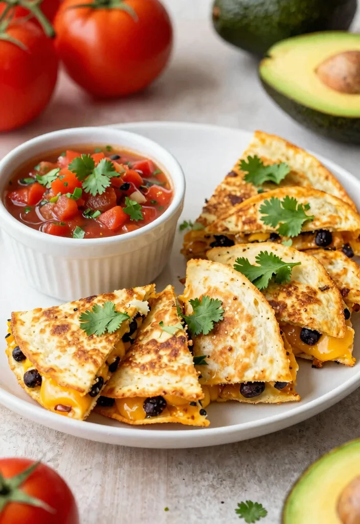 18 Easy Postpartum Freezer Meals for New Moms - 18. Black Bean Quesadillas 1