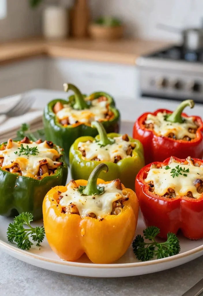 18 Freezer-Friendly Vegetarian Meals Everyone Will Love - 14. Stuffed Bell Peppers 1