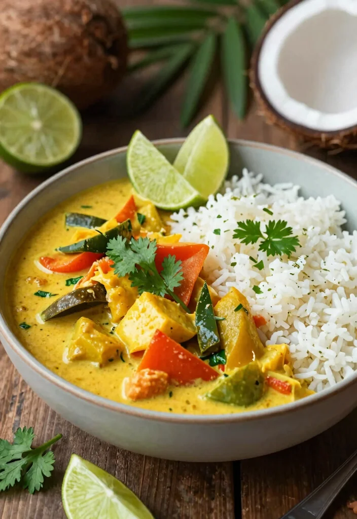 18 Freezer-Friendly Vegetarian Meals Everyone Will Love - 16. Vegetable Coconut Curry 1